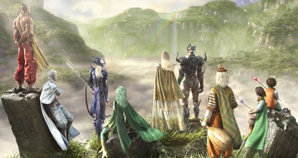 Final Fantasy IV DS Characters Art