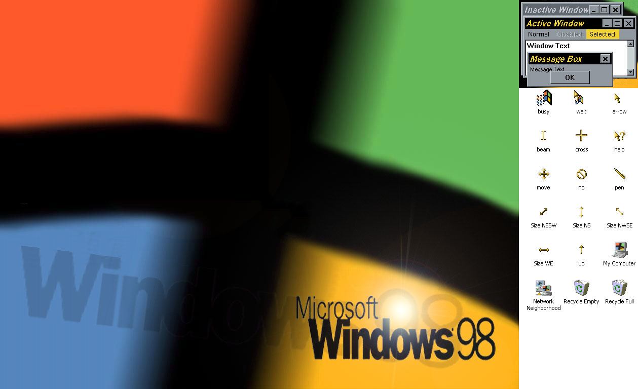 windows 98 themes download