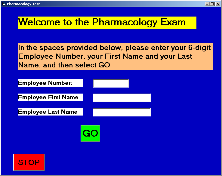 Hospital Questions: Documentation: Start Page