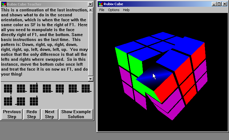 Rubix: Cube Solution Teacher