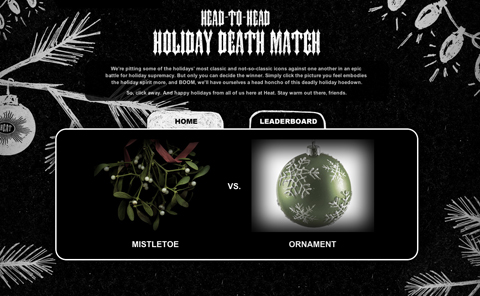 Head2Head Holiday Death Match