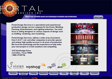 Portal Design Screenshot
