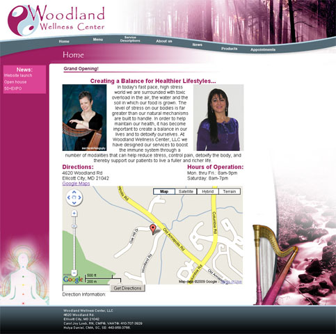 The Woodland Wellness Center Screenshot